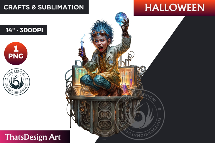 Mad Scientist Clipart Image 10