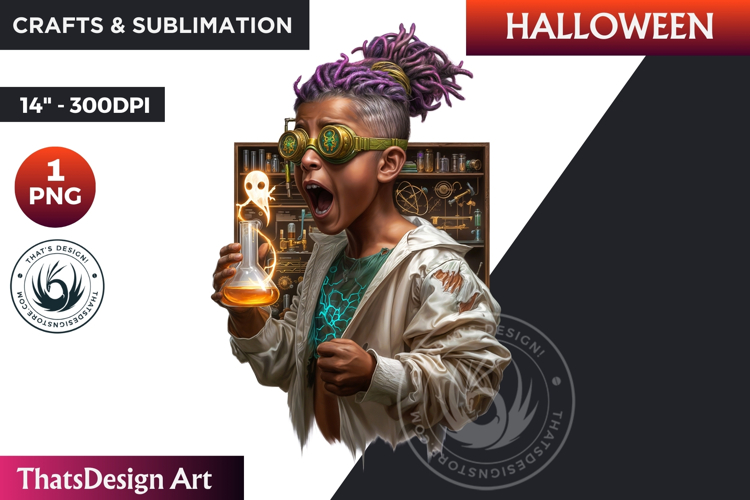 Mad Scientist Clipart Image 9