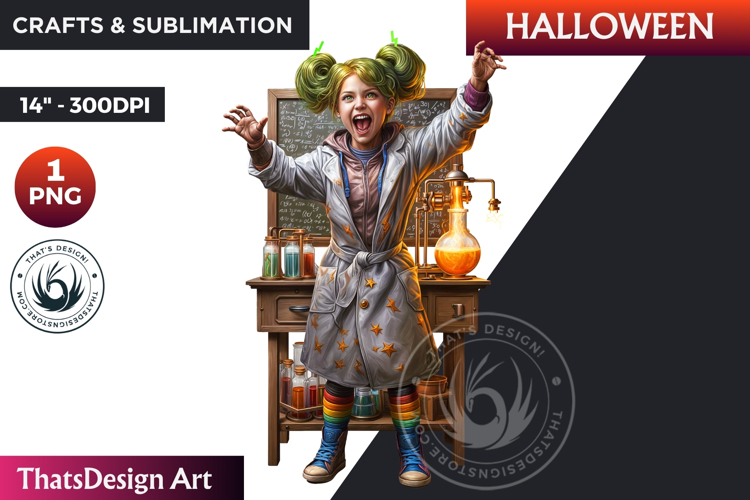 Mad Scientist Clipart Image 5
