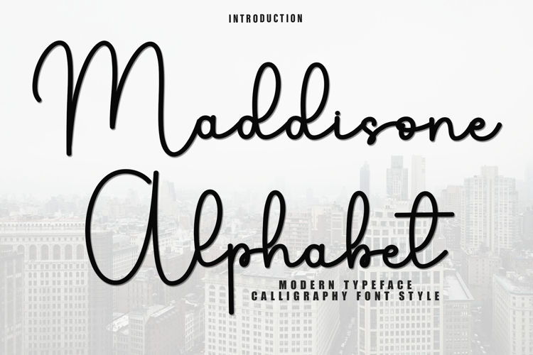 Maddisone Alphabet