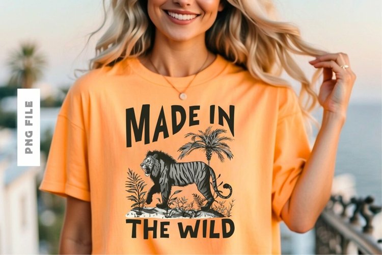 Made in the Wild T shirt Design