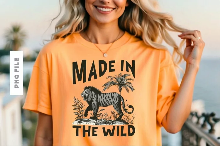 Made in the Wild T shirt Design