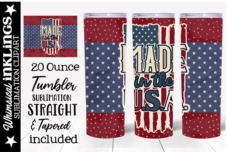 Made In The USA-Independence Day Tumbler Sublimation