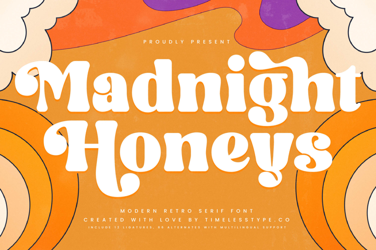 Madnight Honeys - Modern Retro Serif