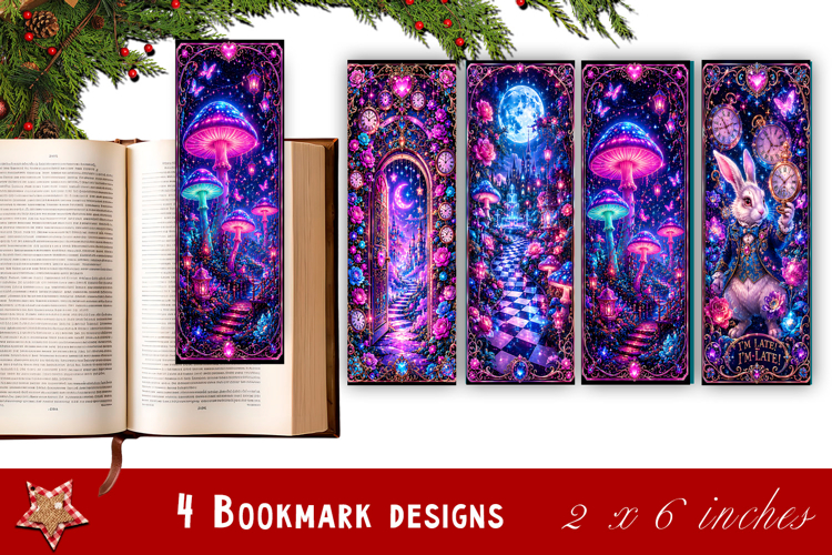 Fancy fabulous bookmarks, Sublimation Printable