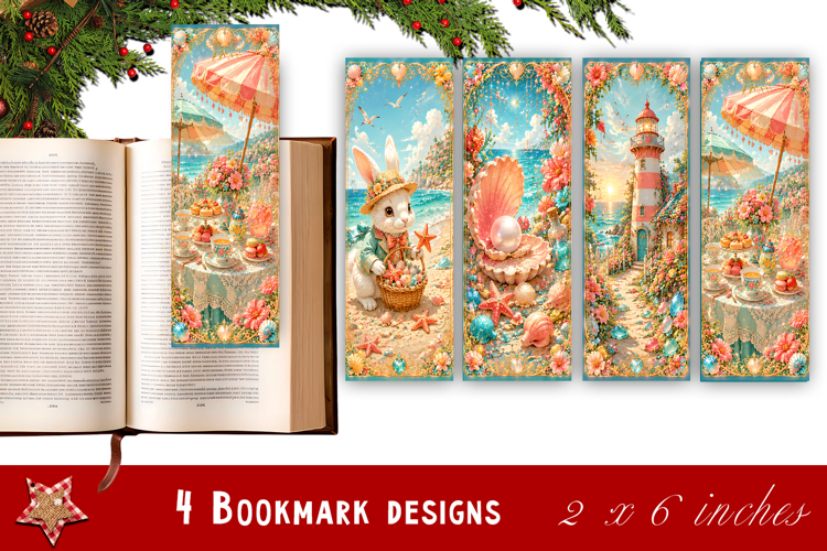 Fancy fabulous bookmarks, Sublimation Printable