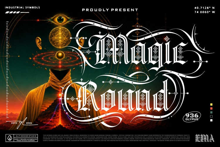 Magic Round Typeface