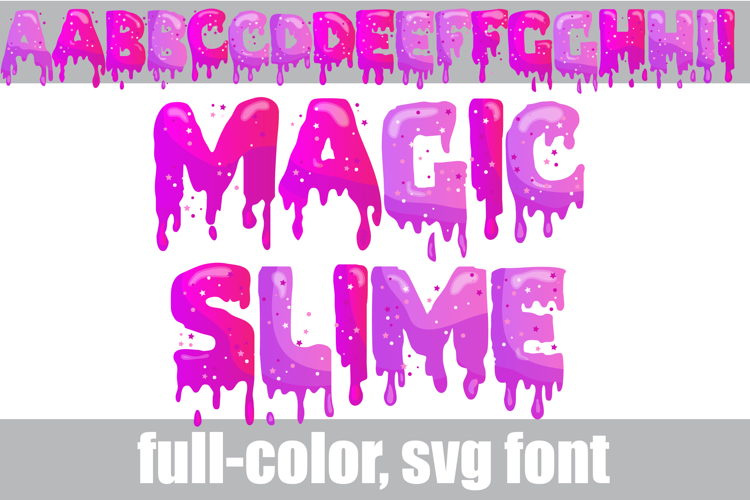 Magic Slime Color Font
