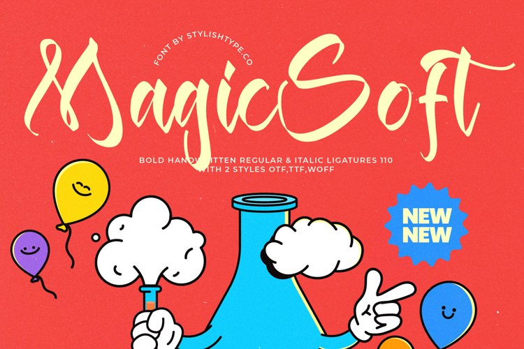 Magic Soft - Bold Handwritten Font