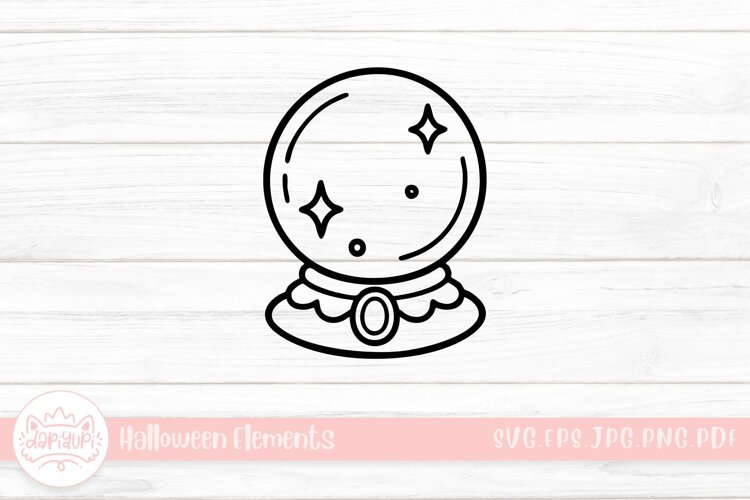 magical ball doodle halloween element example image 1