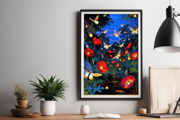 13 Magical flowers in forest fantasy art