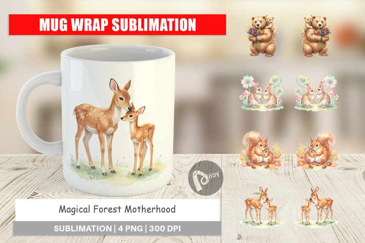 Magical Forest Motherhood Mug Wrap