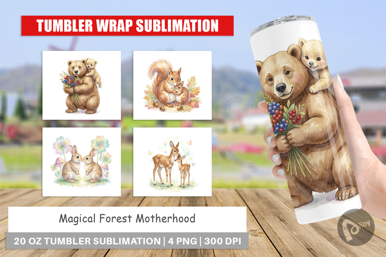 Magical Forest Motherhood Tumbler