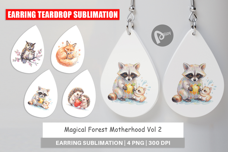 Magical Forest Motherhood Earring