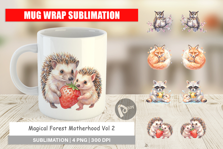Magical Forest Motherhood Mug Wrap