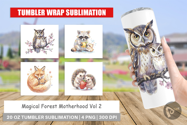 Magical Forest Motherhood Tumbler