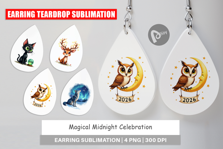 Earring Sublimation Designs Image 23