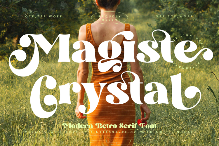 Magiste Crystal - Modern Retro Serif Font