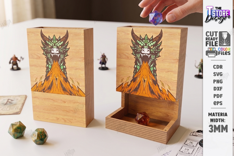 Laser Cut Dice Tower Image 19