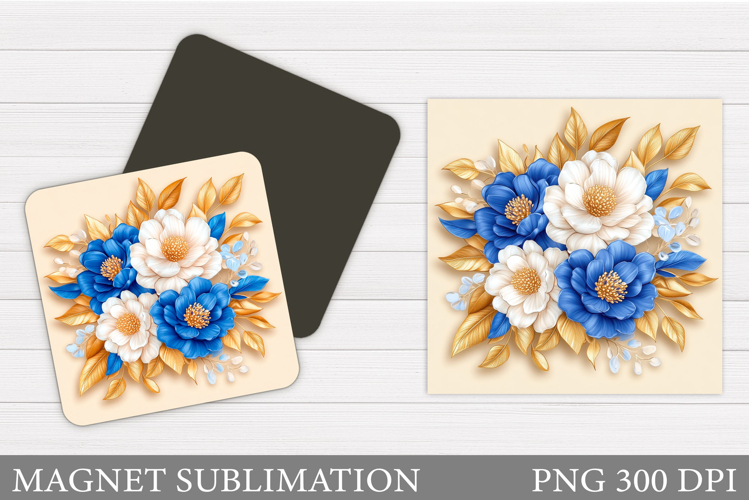 Blue Flowers Clipart Image 15