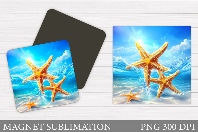 Starfish Magnet Design. Starfish Sublimation