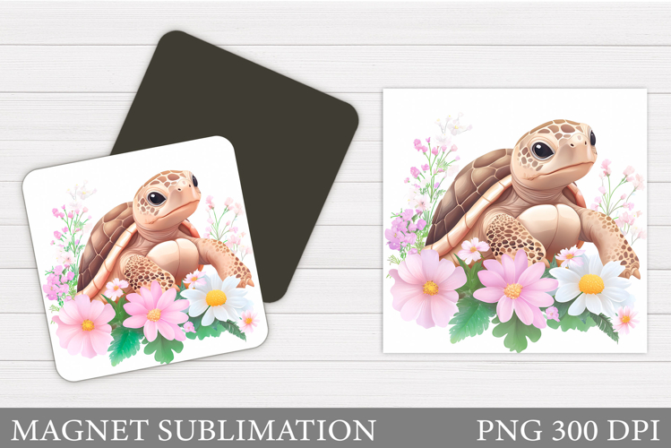 Cute Turtle Clipart Image 5
