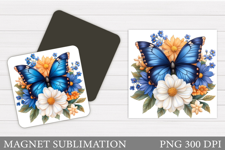 Butterfly Magnet Design. Butterfly Sublimation