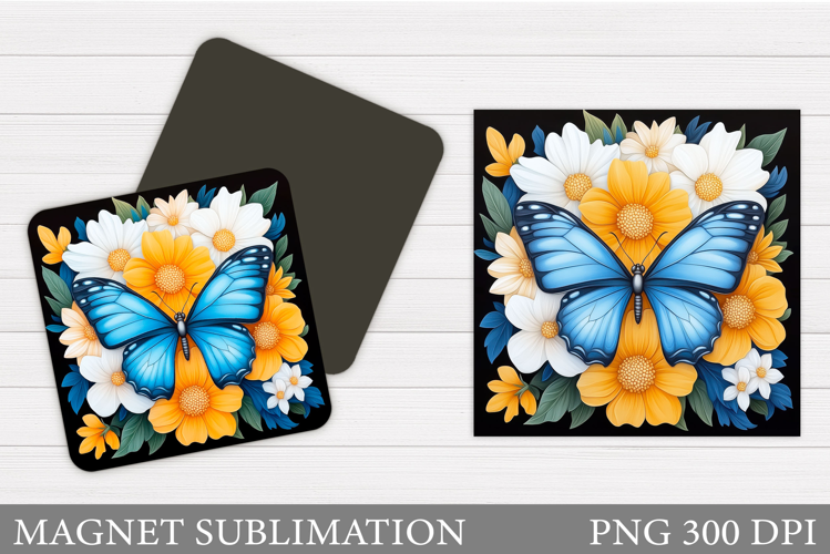 Butterfly Magnet Design. Butterfly Sublimation