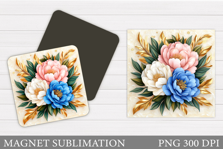 Blue Flowers Clipart Image 7