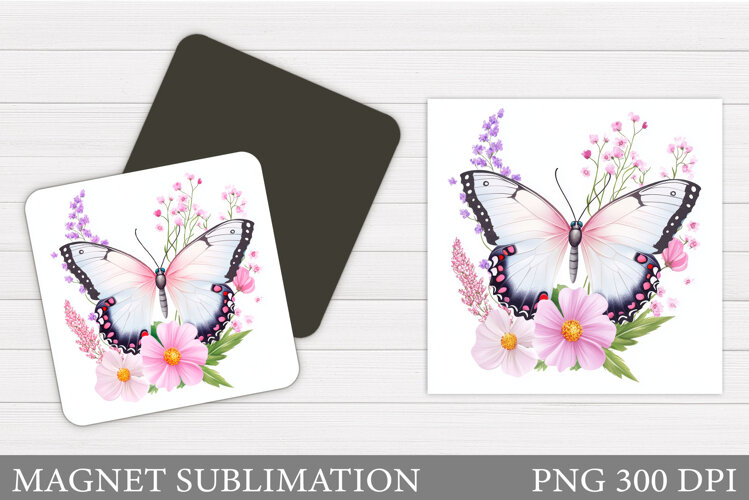 Butterfly Magnet Design. Butterfly Sublimation example image 1