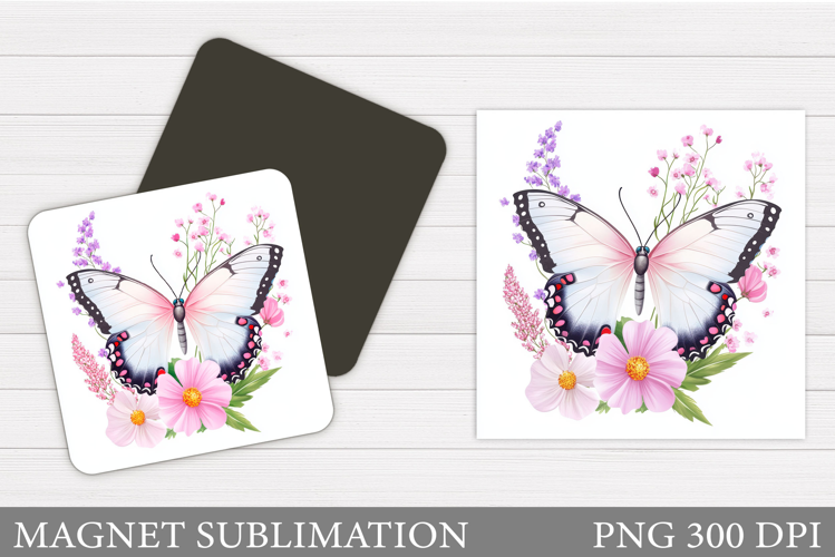 Butterfly Magnet Design. Butterfly Sublimation