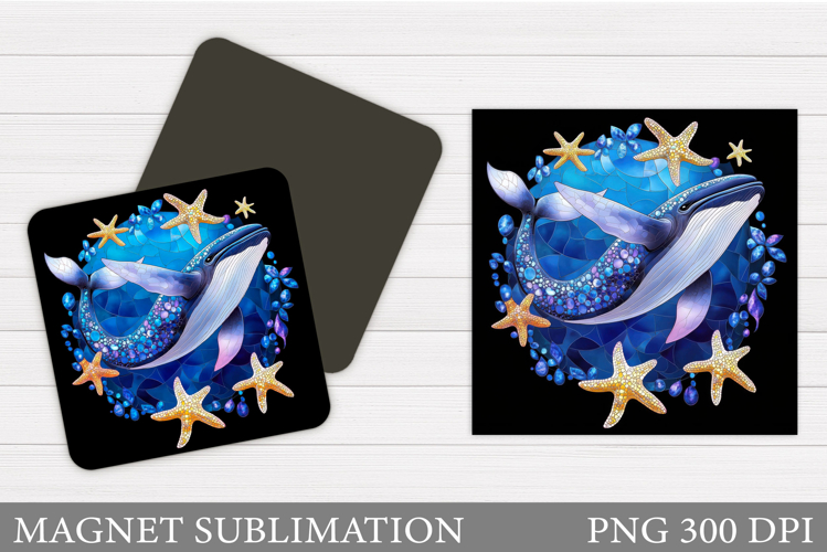 Whale Magnet Design. Whale Sublimation