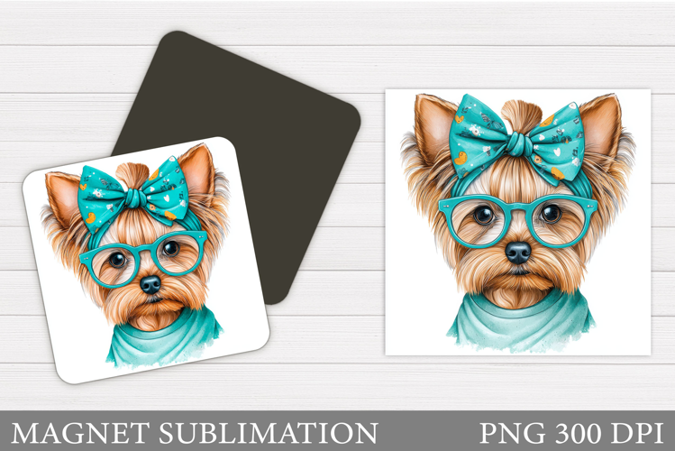 Cute Dog Magnet Design. Cute Dog Sublimation