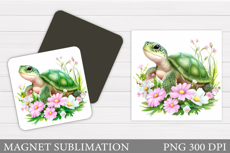 Cute Turtle Clipart Image 6