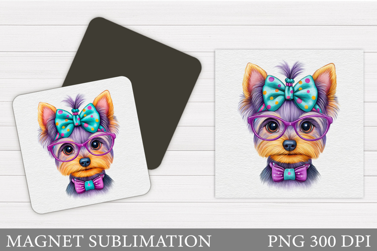 Cute Dog Magnet Design. Cute Dog Sublimation