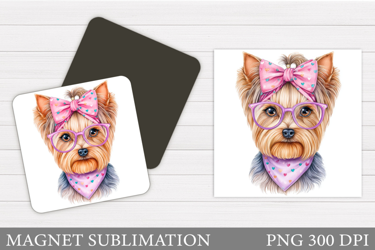 Cute Dog Magnet Design. Cute Dog Sublimation
