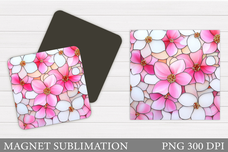 Flowers Magnet Design. Flowers Magnet Sublimation