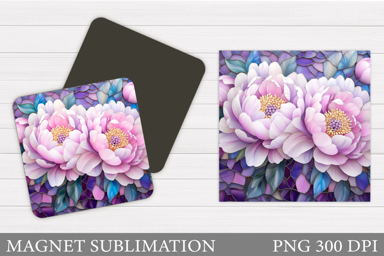 Flowers Magnet Design. Flowers Magnet Sublimation