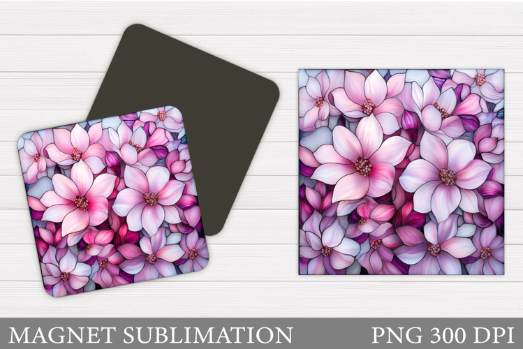 Wildflowers Magnet Design. Flowers Magnet Sublimation