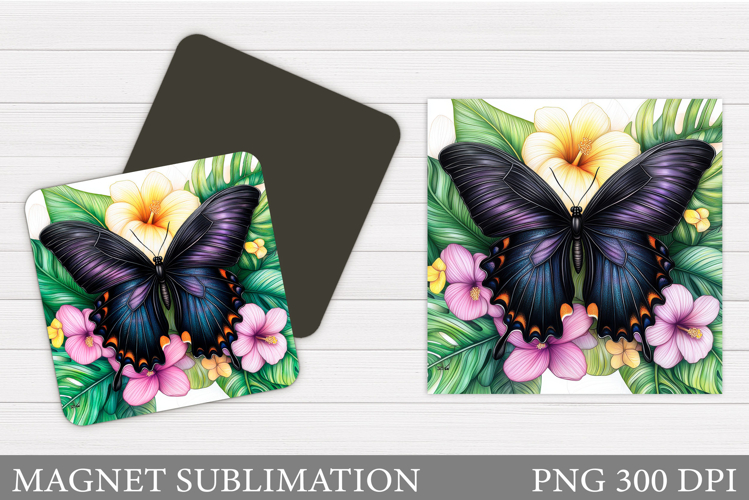 Butterfly Magnet Design. Butterfly Sublimation