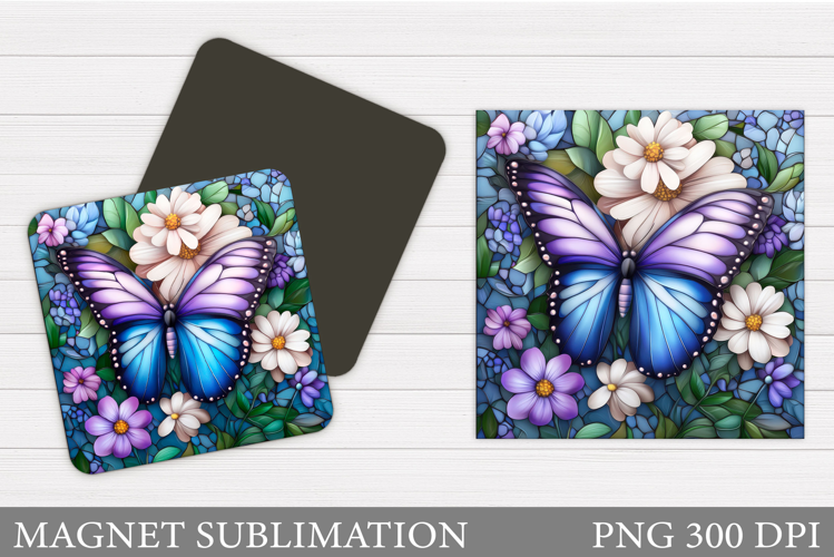 Butterfly Magnet Design. Butterfly Sublimation