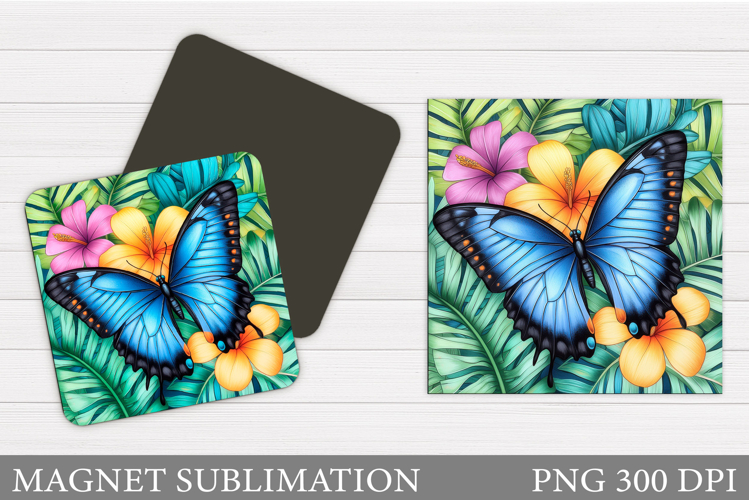 Butterfly Magnet Design. Butterfly Sublimation