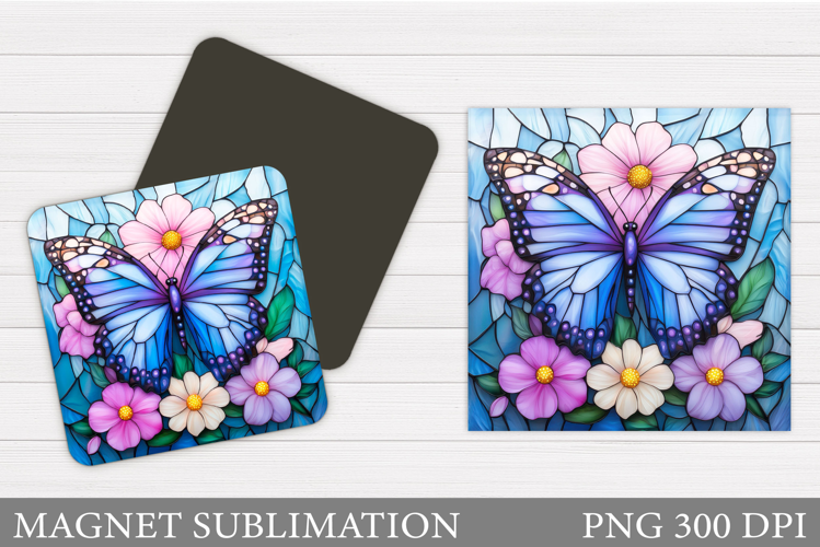 Butterfly Coaster Design. Butterfly Sublimation