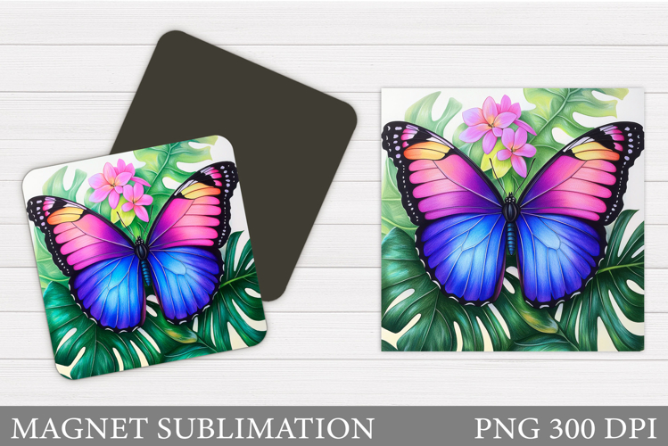 Butterfly Magnet Design. Butterfly Sublimation