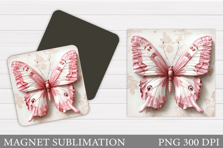 Butterfly Magnet Design. Butterfly Sublimation