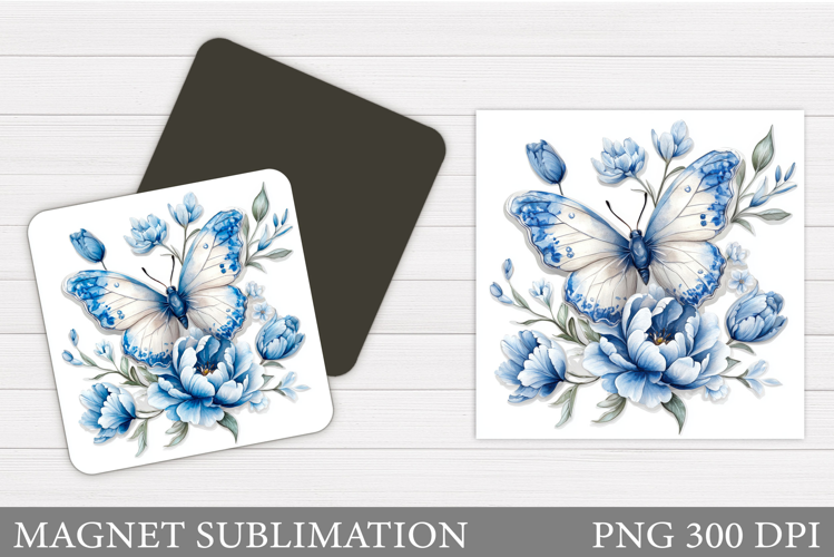 Butterfly Magnet Design. Butterfly Sublimation