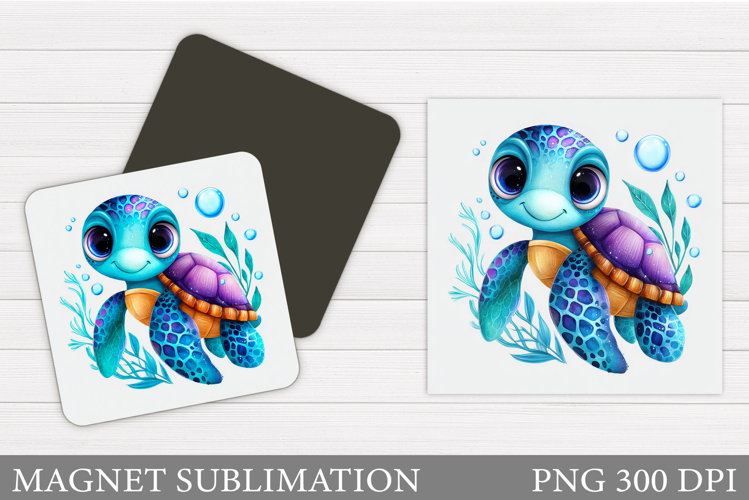 Cute Turtle Clipart Image 4