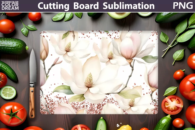 Flowers Cutting Board | Kitchen Cutting Board