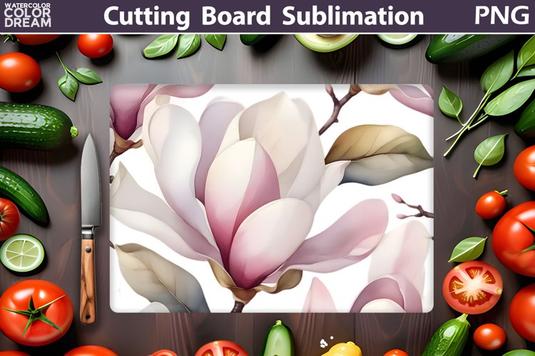 Flowers Cutting Board | Kitchen Cutting Board