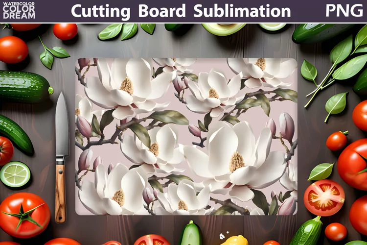 Flowers Cutting Board | Kitchen Cutting Board